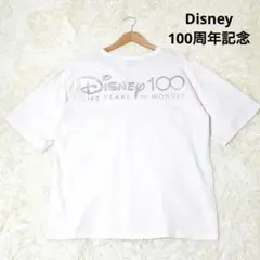 ☆最終価格☆Disney 100周年記念【F】ビッグシルエットTシャツ 半袖 白