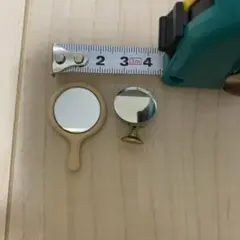 ドールハウス　ミニチュア　鏡　2個セット