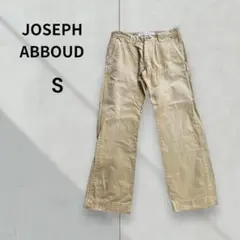 JOSEPH ABBOUD◆チノパン　ストレート　個性的　裾ペイント　ベージュ