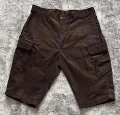 DOARAT ハーフパンツ　コーデュロイブラウン　Ｌサイズ