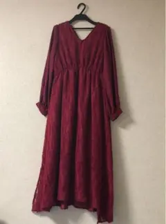 ミスティック 赤 ロングワンピース