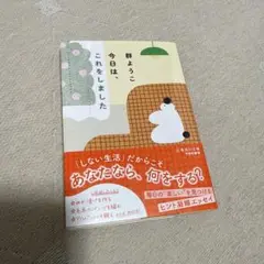 今日は、これをしました