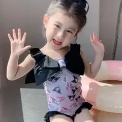 クロミ 水着 ワンピース 女の子　130cm