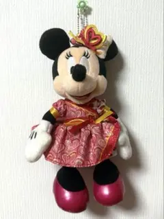 ベスティーズバッシュ　ミニー　ぬいぐるみバッジ