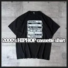 90s HIPHOP artist cassette tape T-shirt