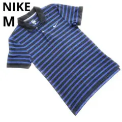 【美品】Nike ナイキポロシャツ　きれいな状態　M　ぶ厚め生地　丈長め　ボタン