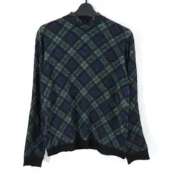 トリコ コムデギャルソン 92AW アーガイルチェックハイネックカットソー