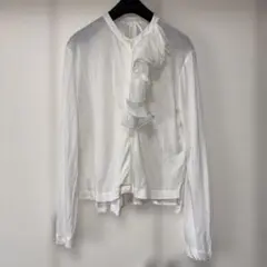 ALYSI❤︎コットンシルク生地が肌触り極上な白トップス⭐︎超美品！