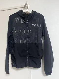 PUMA フード付きウィンドブレーカー ブラック