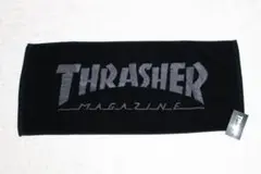 【新品】スラッシャー　THRASHER　黒　ハンドタオル　フェイスタオル
