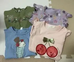 トップス　Tシャツ　95cm 4点セット　まとめ売り　女の子