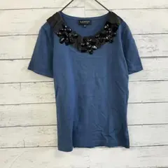 【LANVIN COLLECTION】トップス シャツ　ビジュー装飾 38