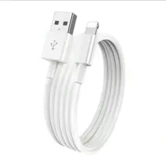 ホワイト Lightningケーブル USB-A