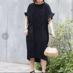 専用です。ジャーナルスタンダード　ラッフルスリーブワンピース　ブラック