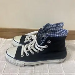 コンバースオールスター　ギンガムチェックハイカットスニーカー