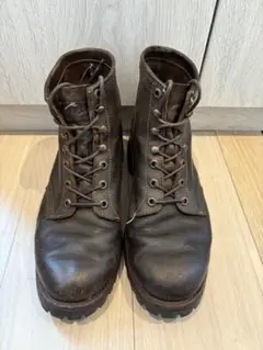 Chippewa 6インチ ロガーブーツ 9D アメリカ製 70s-80s?USA製ビンテージ！CHIPPEWA/チペワ ロガーブーツ サイズ