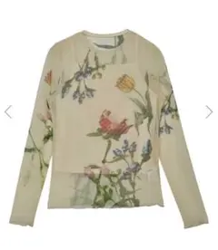 SOFIA SHEER CUT TOP