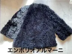 美品 エンポリオアルマーニ ファーコート