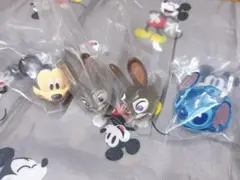 ディズニーキャラクター ファッションリング ロイヤルクリア 4点