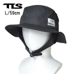 未使用　TLS サーフハット キャップ L/59cm ブラック
