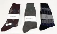 Calvin Klein ソックス 3足セット、未使用、新品