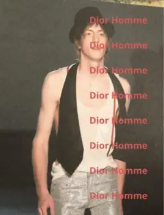 【メルカリに1点】DIOR HOMME エディ期 サスペンダー（赤系） 美品 メルカリに1点】DIOR HOMME エディ期 サスペンダー（赤系） 美品