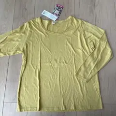 【新品】TITICACA チチカカ　綿混長袖Tシャツ サイズ15 イエロー