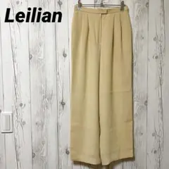 【レリアン】ワイドパンツ　アイボリー　オフィス　薄手　9
