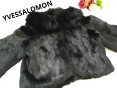 美品✨YVES SALON イブサロモン ファーラビットジャケット