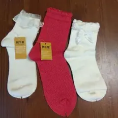 靴下屋 他 ソックス 3足セット 22〜24cm