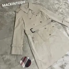 マッキントッシュ MACKINTOSH トレンチ スプリング チェック ベージュ