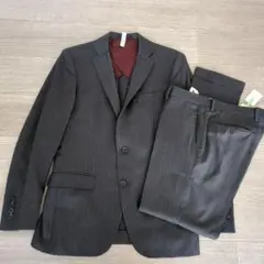 IK/90 ONLY ダークグレー ストライプ スーツ セット
