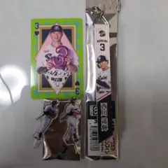 東京ヤクルトスワローズ西川遥輝グッズセットマッチデーボンフィン、アクリルピック