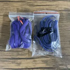 新品 Nike SB 純正 シューレース 2本セット 靴紐 レイカーズカラー