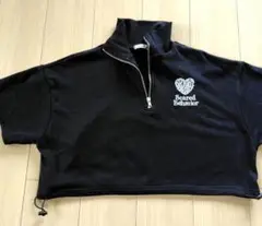 INGNI クロップド丈ジッパー付きTシャツ