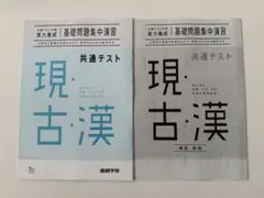 共通テスト対策 基礎問題集中演習 国語 現代文古文漢文 現古漢 ベネッセ