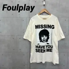 Foulplay ファールプレイ Ｔシャツ プリント メンズ XXL アイボリー