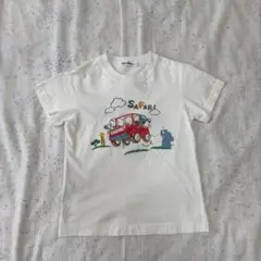 ファミリア　Tシャツ　120 ファミちゃん　アニマル　サファリ