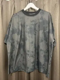 グレーのタイダイオーバーサイズTシャツ Lサイズ