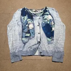 Paul smith ロンt 長袖tシャツ　レディース　騙し絵　水色　S
