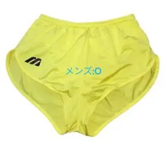 【超美品】mizuno 陸上競技 ランニングパンツ (イエロー) スケスケ O