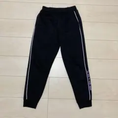 しまむら　黒いジャージ ENCOURAGE サイドライン　140cm