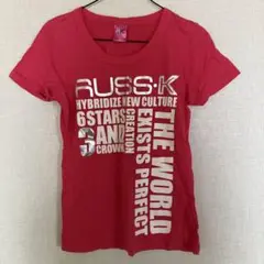 RUSS-K ピンク Tシャツ Mサイズ