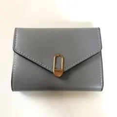 ★レディース折り財布 グレー 大人気 新品 大特価 送料無料