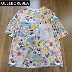 【美品】OLLEBOREBLA アルベロベロ　チュニック　花の妖精ブタさん