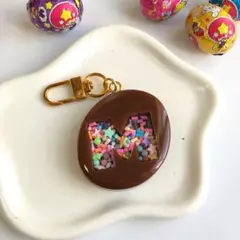 平成女児チョコ イニシャルシェイカーキーホルダー 【M】