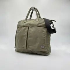 crocodile クロコダイル 2way ビジネスバッグ カーキ A4/PC