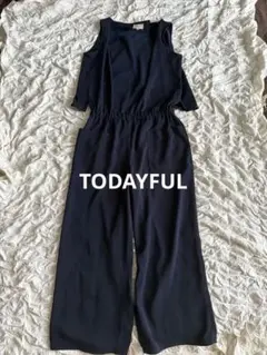 最終値下げ⭐️TODAYFUL トゥデイフル ノースリーブオールインワン ネイビー