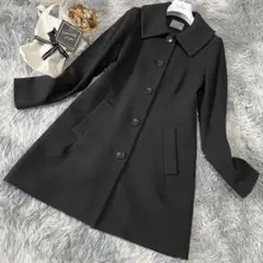 ♡極美品 theory luxe ウールコート ダークブラウン 38 M
