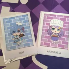 Re:ゼロ クリアファイル REM ANASTASIA 2枚セット